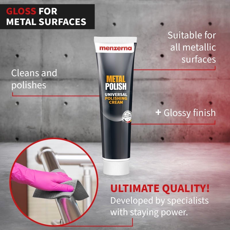 menzerna "Metal Polish" for Cars, Household Items & More I Cleans & Polishes I Acts as a Stainless Steel Polish, Silver Jewelry Polish, Brass Polish, Aluminum Polish & More - Image 3